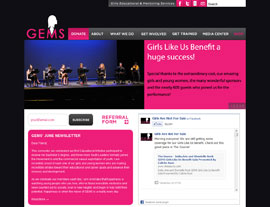 GEMS website screenshot