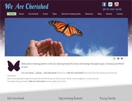 We Are Cherished website screenshot